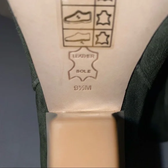 NEW Tory Burch Lila Ankle Bootie Olive Suede Size 9.5 - Picture 6 of 15